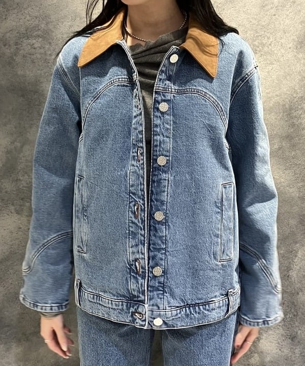 nodokaさんの「BEAMS WOMEN｜BAUM UND PFERDGARTEN / BAYSON デニム ジャケット」を使ったコーディネート