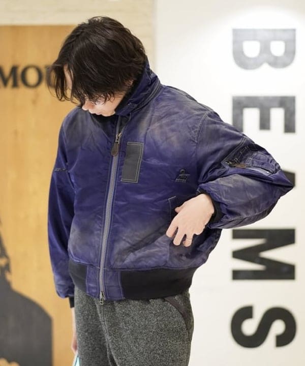 SUDOさんの「BEAMS WOMEN｜ワイドショートフィット B-15タイプ フライトジャケット」を使ったコーディネート