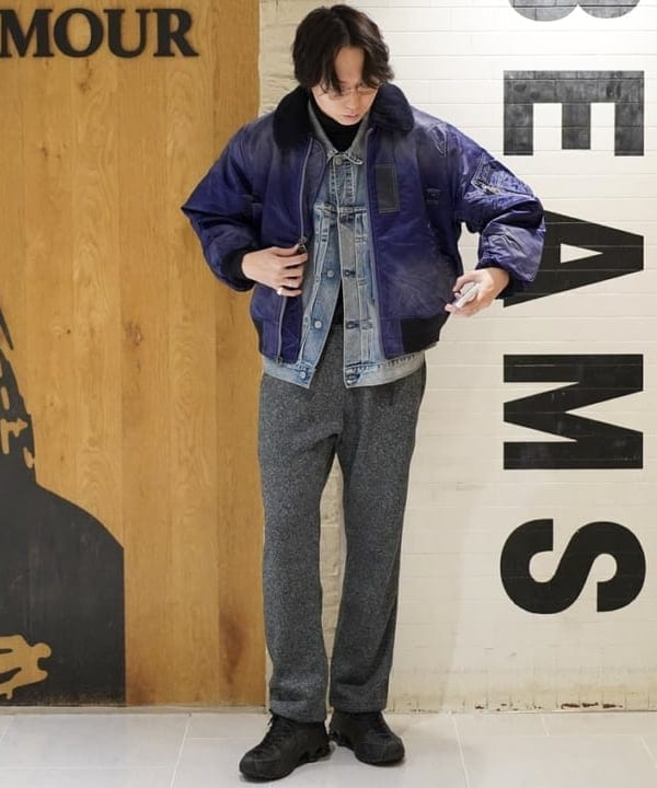 SUDOさんの「BEAMS WOMEN｜ワイドショートフィット B-15タイプ フライトジャケット」を使ったコーディネート