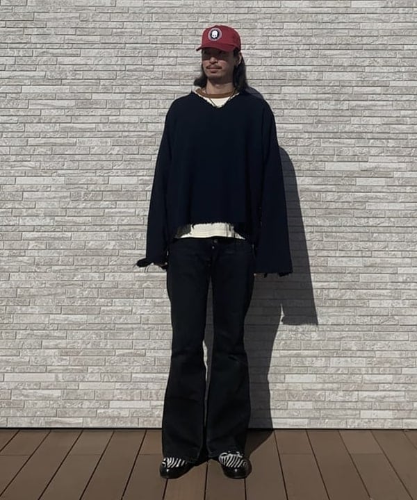 植木 竜也さんの「BEAMS WOMEN｜ワイドフィット フリース ステンカラーコート」を使ったコーディネート