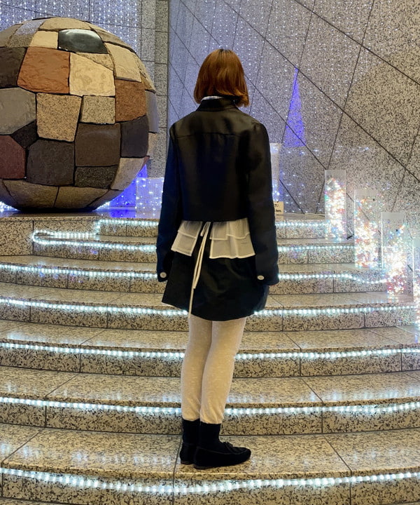 水野 萌香さんの「BEAMS WOMEN｜アーガイル クルーネック カーディガン」を使ったコーディネート