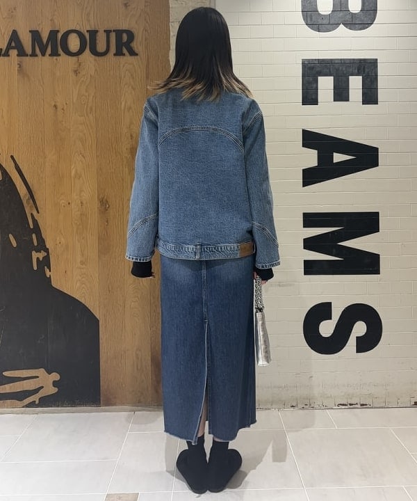 中平 あみさんの「BEAMS WOMEN｜BAUM UND PFERDGARTEN / BAYSON デニム ジャケット」を使ったコーディネート