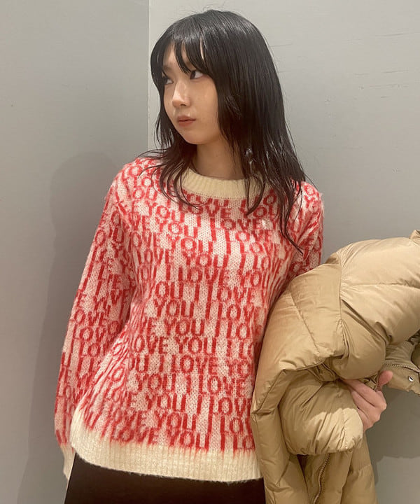 加歩さんの「BEAMS WOMEN｜【別注】PENNEY&rsquo;S / シャギー ニット」を使ったコーディネート