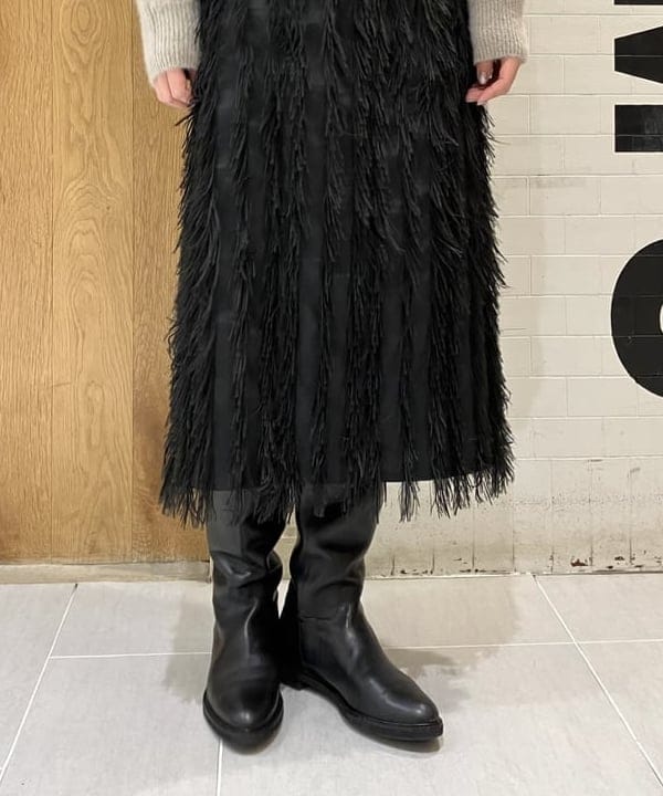 CHIHIROさんの「BEAMS WOMEN｜ループツイード ピーコート」を使ったコーディネート