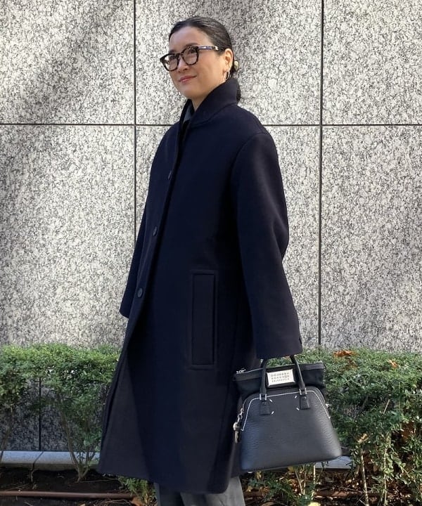 美品　Demi-Luxe BEAMS ボンディングピーコート　ネイビー38 美品 Demi-Luxe BEAMS ボンディングピーコート ネイビー38 - メルカリ