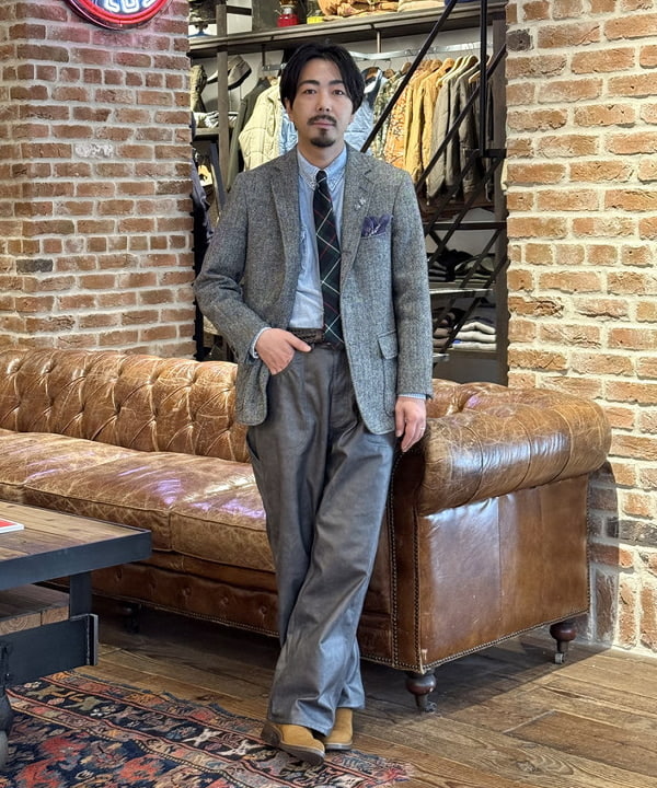 lenon　ビームスプラス BEAMS PLUS（ビームス プラス）2 Pleats Tapered Twill（パンツ