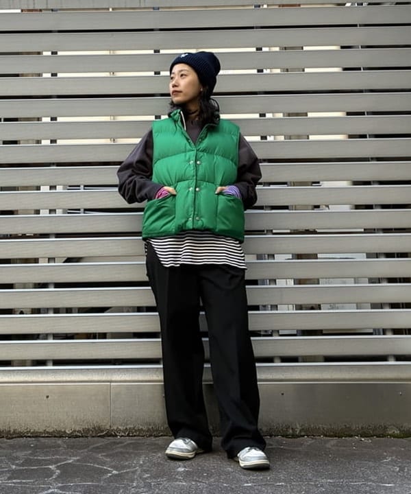 オカモト ミサキさんの「BEAMS WOMEN｜【別注】LACOSTE / ワイド パンツ」を使ったコーディネート