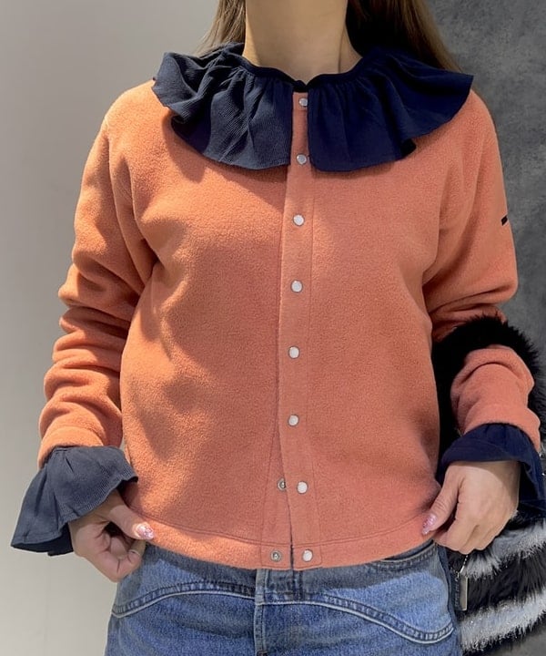 みゆうさんの「BEAMS WOMEN｜リブ フリル ギャザー ロングスリーブ」を使ったコーディネート