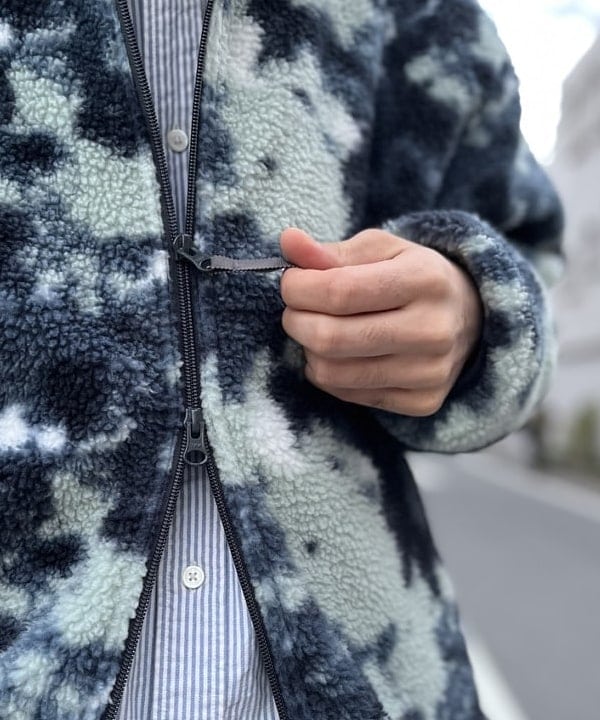 BAKU(東江 漠)さんの「BEAMS WOMEN｜リラックスフィット ボア ブルゾン」を使ったコーディネート