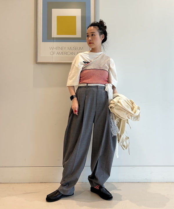 清水 彩乃さんの「BEAMS WOMEN｜Paraboot / 別注 BAHAMAS」を使ったコーディネート