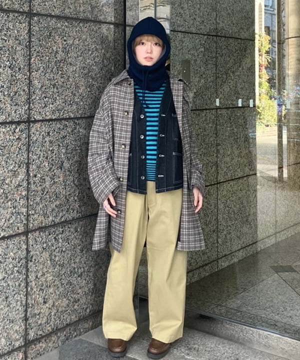 小原 もこさんの「BEAMS WOMEN｜【別注】DECHO / バラクラバ」を使ったコーディネート