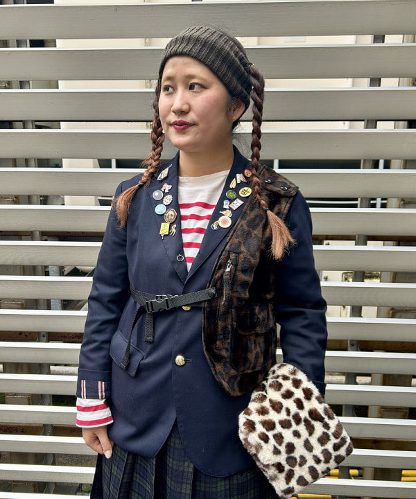 Kyooka Sayakaさんの「BEAMS WOMEN｜フェイクファー ティペット」を使ったコーディネート