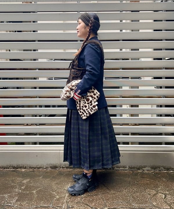 Kyooka Sayakaさんの「BEAMS WOMEN｜フェイクファー ティペット」を使ったコーディネート