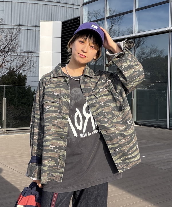 Heg.さんの「BEAMS WOMEN｜リップストップ ミリタリー ブルゾン」を使ったコーディネート