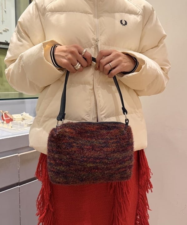 れいなさんの「BEAMS WOMEN｜ニット ミニ バッグ」を使ったコーディネート