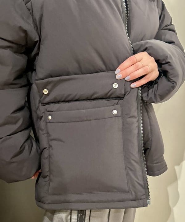 早川 萌子さんの「BEAMS WOMEN｜中綿 スタンドカラー ブルゾン」を使ったコーディネート