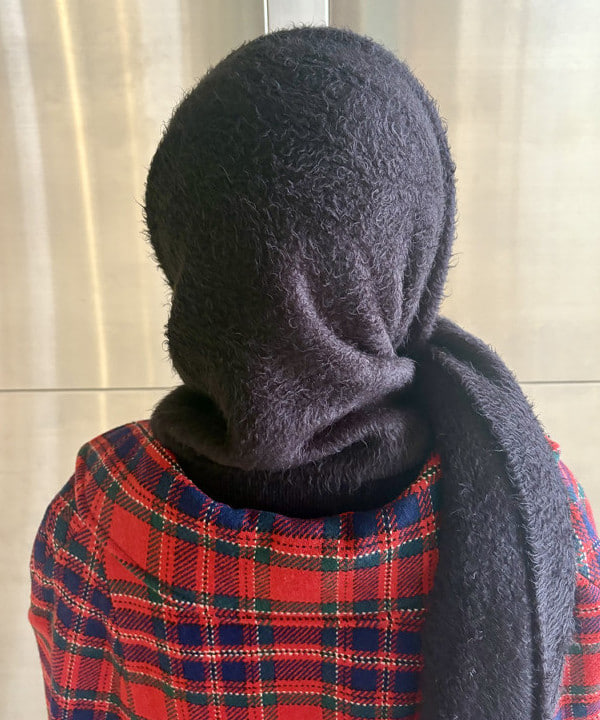 みりさんの「無地 カラー ロング マフラー」を使ったコーディネート