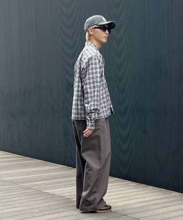 照田 拓史さんの「BEAMS WOMEN｜チェック ショートシャツ」を使ったコーディネート