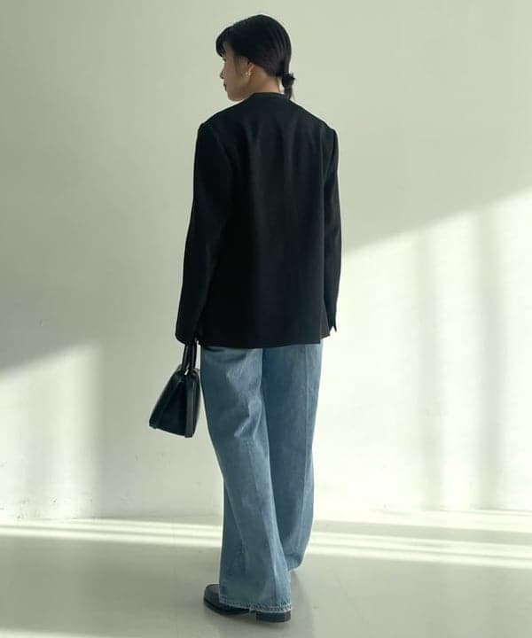 SAKAIさんの「BEAMS WOMEN｜【別注】upper hights / THE SISTER デニムパンツ BRUME」を使ったコーディネート