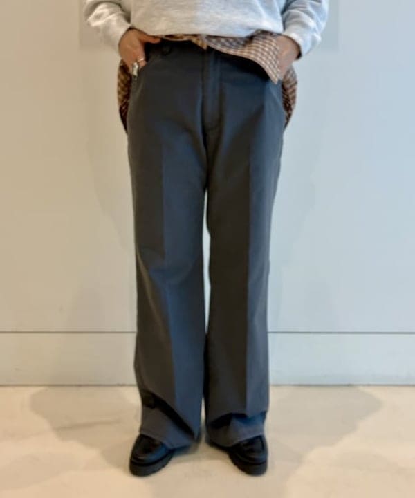 木村 梨香さんの「BEAMS WOMEN｜ボーイ チェック ビッグ ボタンダウン シャツ」を使ったコーディネート