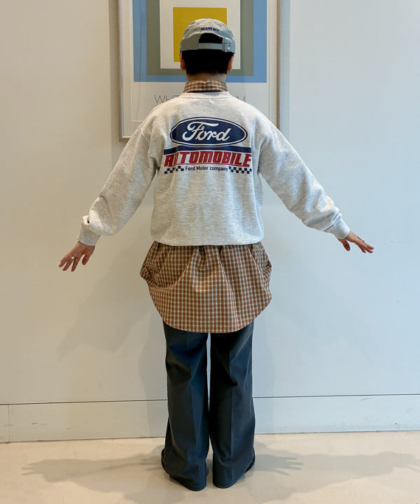 木村 梨香さんの「BEAMS WOMEN｜ボーイ チェック ビッグ ボタンダウン シャツ」を使ったコーディネート