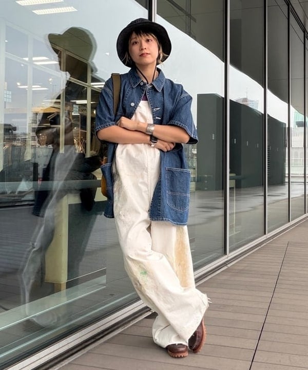 Heg.さんの「BEAMS WOMEN｜【別注】L.L.Bean / Deep Bottom Leather Handle Zip Tote Mini」を使ったコーディネート