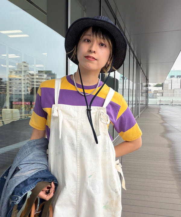 Heg.さんの「BEAMS WOMEN｜【別注】L.L.Bean / Deep Bottom Leather Handle Zip Tote Mini」を使ったコーディネート