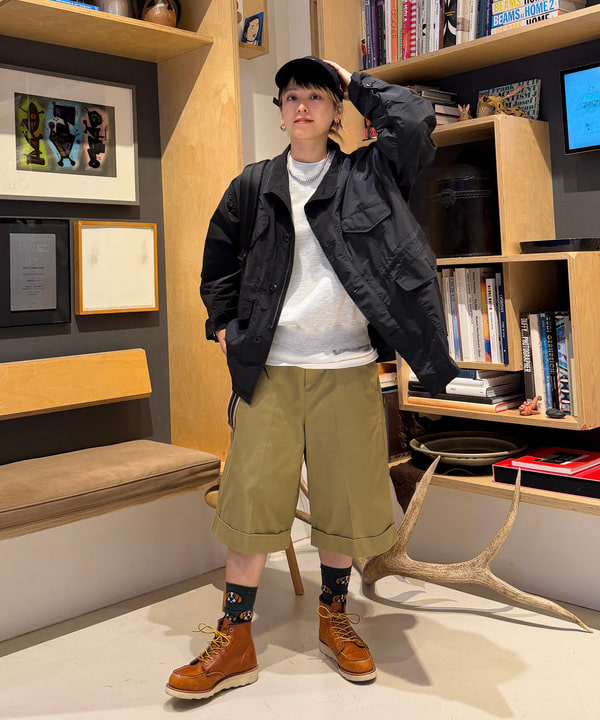 Heg.さんの「BEAMS WOMEN｜【別注】NEW ERA / BBロゴ 920 キャップ」を使ったコーディネート