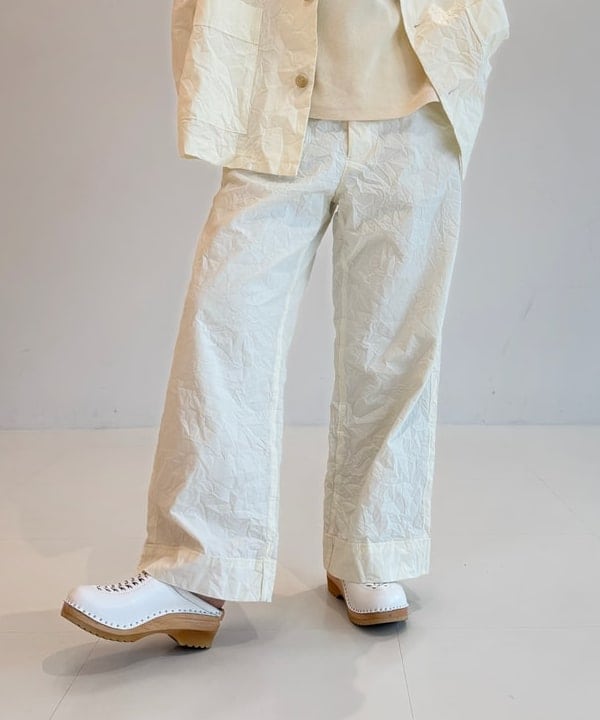 Heg.さんの「BEAMS WOMEN｜リンクル パンツ」を使ったコーディネート