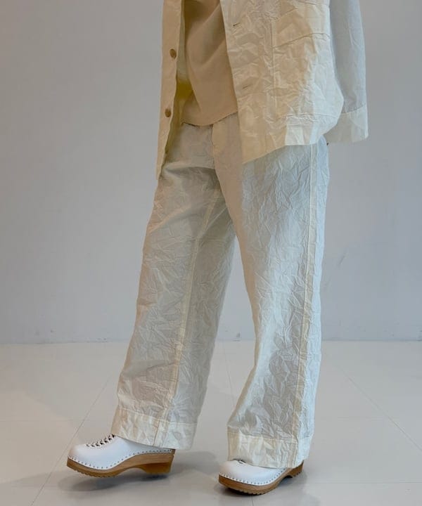 Heg.さんの「BEAMS WOMEN｜リンクル パンツ」を使ったコーディネート