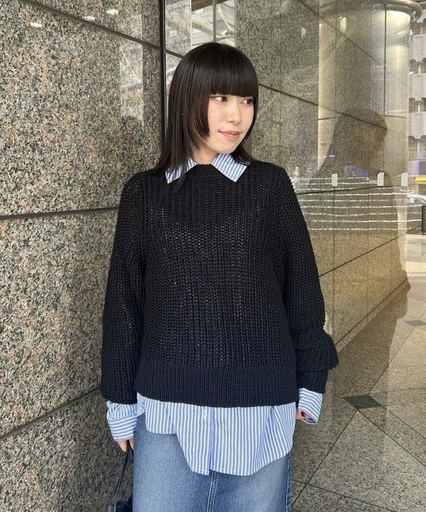 大槻 まひろさんの「BEAMS WOMEN｜【別注】upper hights / THE HERENA デニムスカート」を使ったコーディネート