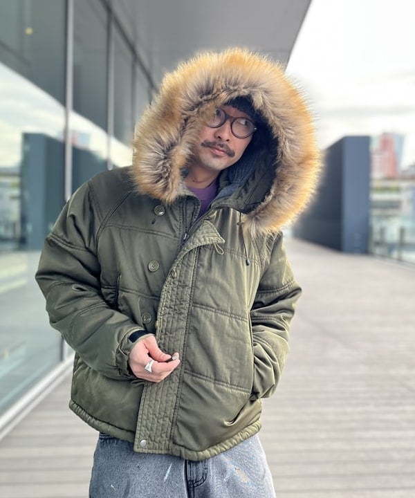 BAKU(東江 漠)さんの「BEAMS WOMEN｜ガーメントダイ N-2B ジャケット」を使ったコーディネート