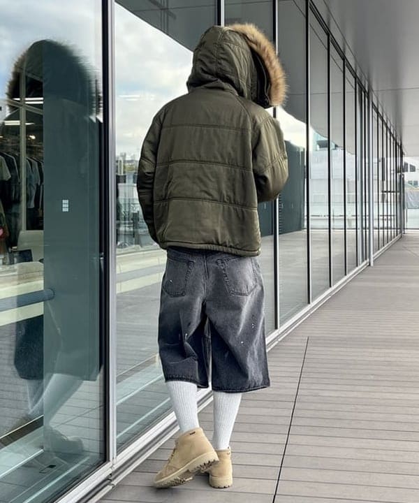 BAKU(東江 漠)さんの「BEAMS WOMEN｜ガーメントダイ N-2B ジャケット」を使ったコーディネート