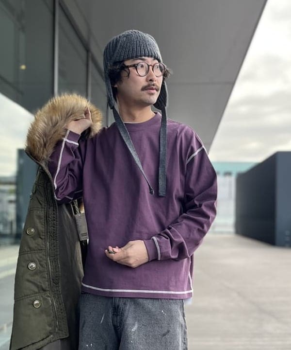 BAKU(東江 漠)さんの「BEAMS WOMEN｜ガーメントダイ N-2B ジャケット」を使ったコーディネート