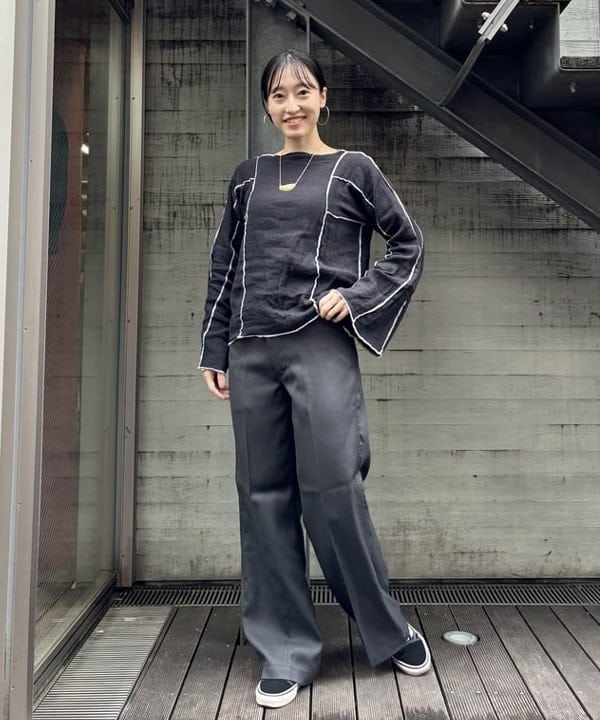 希少　エビス　ヤマネ　テーラード　コーデュロイ　デニム　ペイズリー　胡桃 Misaki Kubota（1155642） スタイリング・コーディネイト｜BEAMS