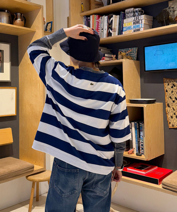 Heg.さんの「BEAMS WOMEN｜【別注】NEW ERA / MLB リバーシブル バケットハット」を使ったコーディネート