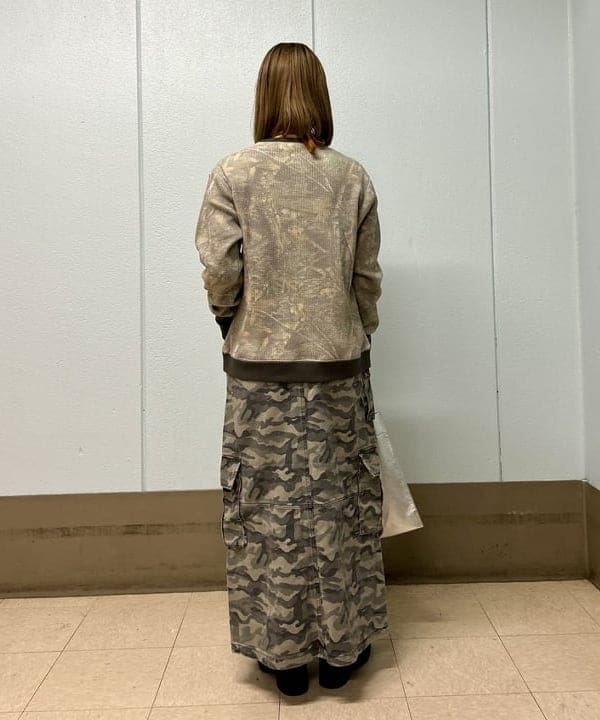 早川 萌子さんの「BEAMS WOMEN｜【別注】Champion / ツリー サーマル Tシャツ」を使ったコーディネート