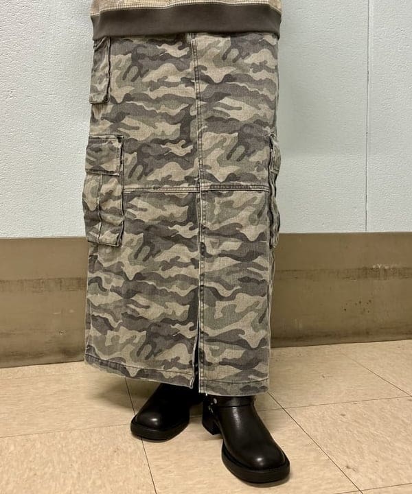 早川 萌子さんの「BEAMS WOMEN｜【別注】Champion / ツリー サーマル Tシャツ」を使ったコーディネート