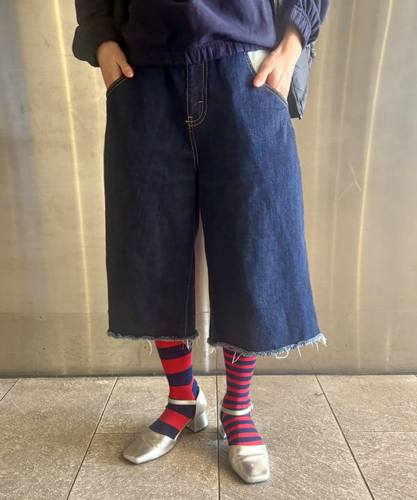 みりさんの「テレコ ボーダー 3/2」を使ったコーディネート