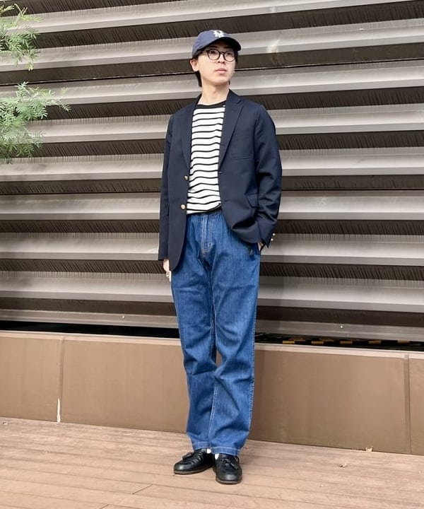 プリズムのピークジャケット　XL ネイビー　美品 ビームス アウトレット 倉敷（1156002） スタイリング・コーディネイト