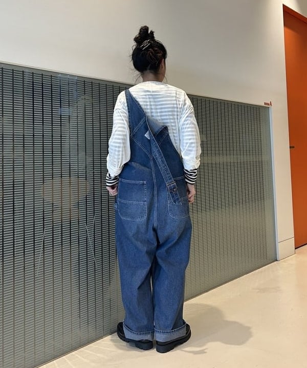 清水 彩乃さんの「BEAMS WOMEN｜BEAMS BOY / フライス 1cm ボーダー」を使ったコーディネート