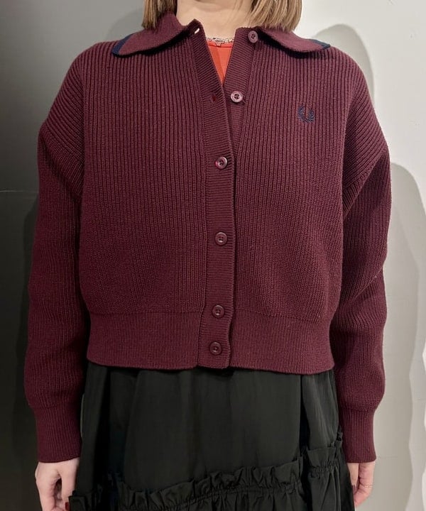 早川 萌子さんの「BEAMS WOMEN｜【別注】FRED PERRY / Tipped Collar Cardigan」を使ったコーディネート