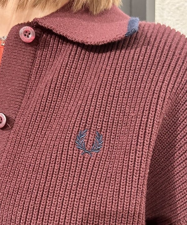 早川 萌子さんの「BEAMS WOMEN｜【別注】FRED PERRY / Tipped Collar Cardigan」を使ったコーディネート