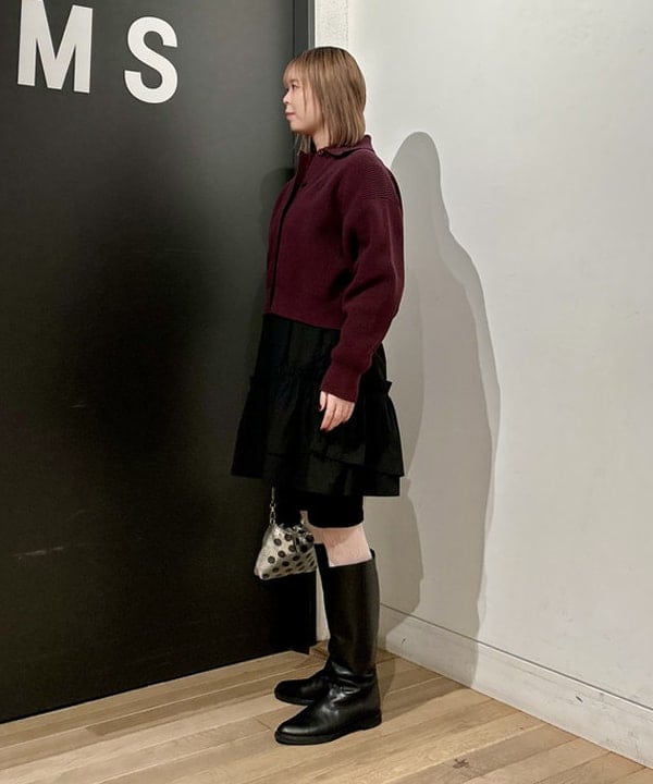 早川 萌子さんの「BEAMS WOMEN｜【別注】FRED PERRY / Tipped Collar Cardigan」を使ったコーディネート