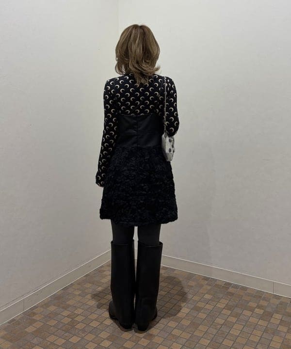 まゆちゃんさんの「BEAMS WOMEN｜テープ刺繍 キャミソール ワンピース」を使ったコーディネート