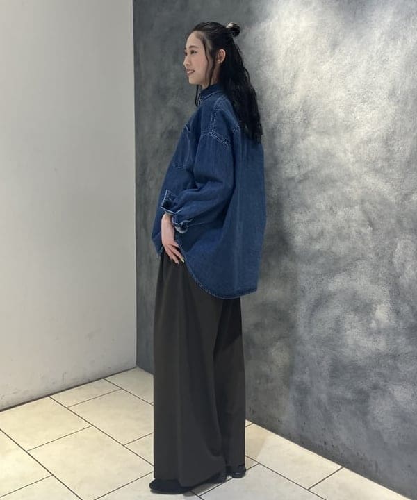 nodokaさんの「BEAMS WOMEN｜ポプリン 2タックパンツ」を使ったコーディネート
