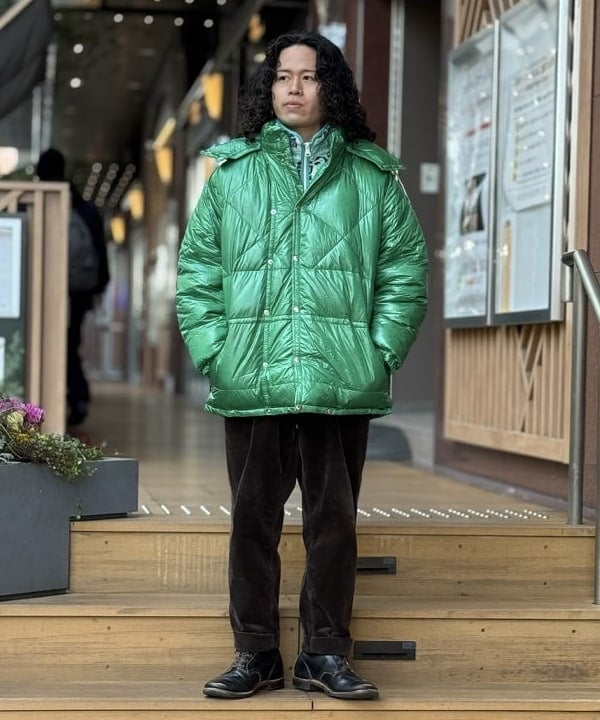 本日まで　レア希少商品　beams MUVEIL 花柄コート　グリーン 本日まで レア希少商品 beams MUVEIL 花柄コート グリーン