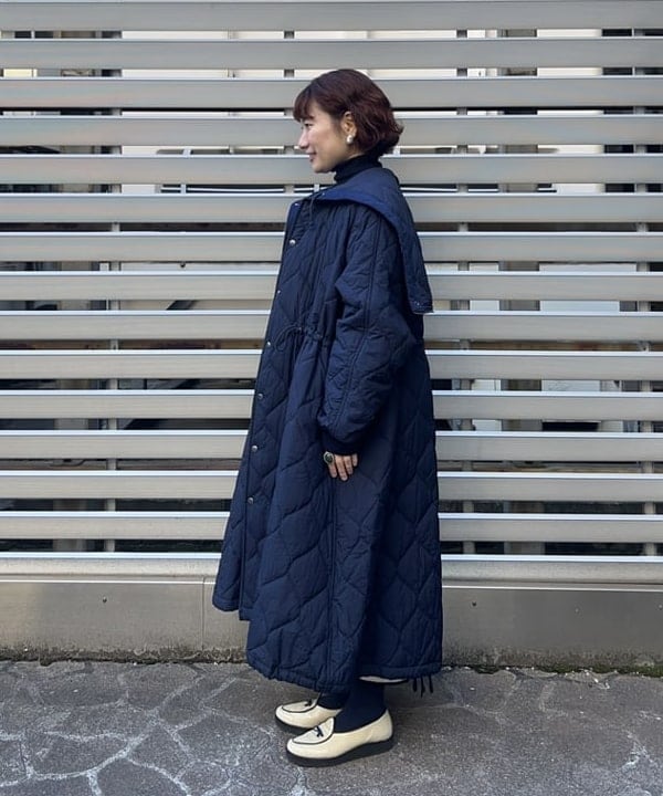 まつむさんの「BEAMS WOMEN｜【別注】Nor&rsquo;Easterly / シェットランド シャギー カーディガン 25F」を使ったコーディネート