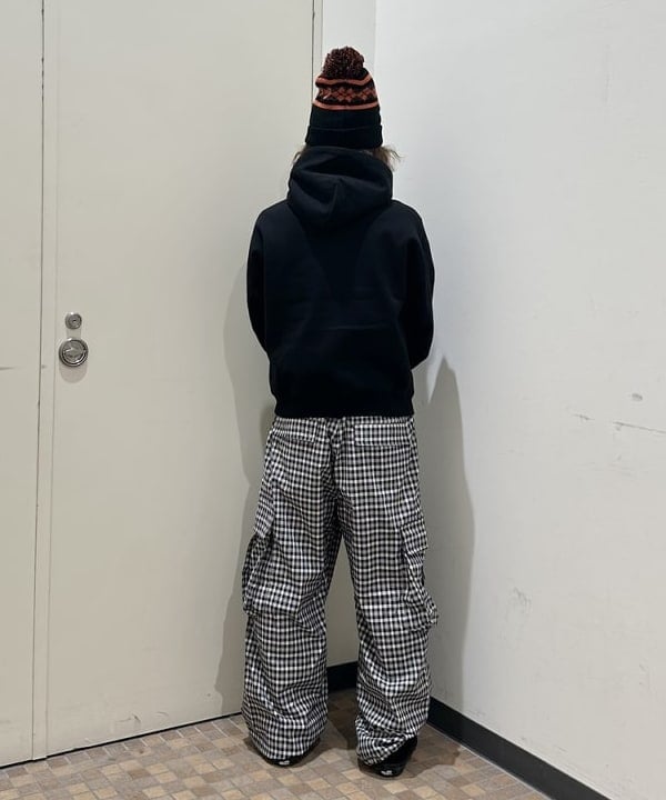 吉田 洸輝さんの「BEAMS WOMEN｜アーガイル ボンボン ニットキャップ」を使ったコーディネート