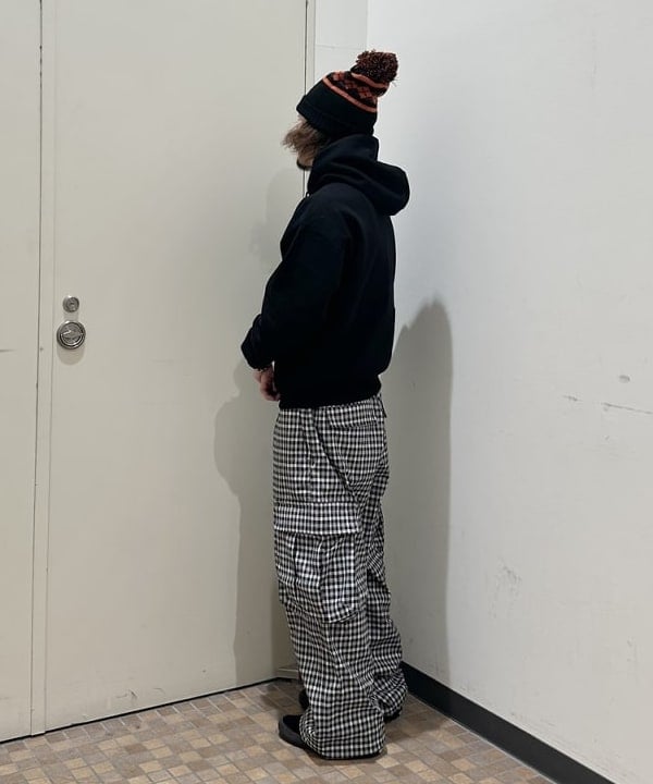 吉田 洸輝さんの「BEAMS WOMEN｜アーガイル ボンボン ニットキャップ」を使ったコーディネート